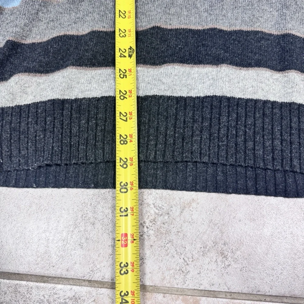 Banana Republic Sweater Mens XL 1/4 Button Up Pullover Wool Blend Grandpa